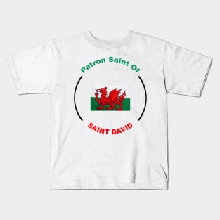 WALES PATRON SAINT Kids T-Shirt